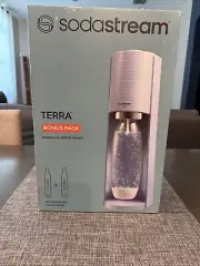 Soda Stream Bubbly Water/ Soda Maker Teal- Model Terra Ter-001 NO CO2