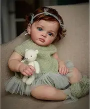 Reborn Dolls 22 Inch - Lifelike Reborn Baby Dolls Full Silicone Baby Doll Real Looking Babies Realistic Newborn Baby Toddler Girl Life for Children