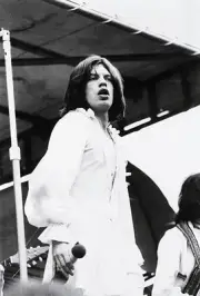 Mick Jagger lead singer for the Rolling Stones Undated photograph Old Photo