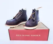 Red Wing 8847 Moc Toe Black Cherry Excalibur 8D US 8 Factory 2nd New In Box
