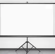 Tripod Projector Screen, Folding Projection Screen Quick Assembly Movie Screen for Indoor/Outdoor/Home/School Conference Room/Small Parties(132x75cm/52x30in)