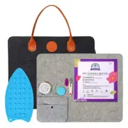 17“x13.5” Wool Pressing Mat for Quilting with Carrying Case and Silicone Iron...