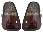 LED Tail Lights Rear Lamps W reverse Fits 04-08 Mini Cooper R50 R52 R53 - Smoked (for: Mini)