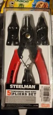 Steelman Universal Snap Ring Pliers 5 Set