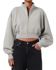 Agolde Asta Zip Sweatshirt