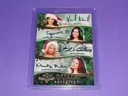 2015 Benchwarmer QUAD Playboy Playmate Autographs/10 Dani MATHERS - Val KEIL