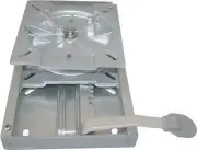 Esm Seat Swivel Lock & Slide Aluminium