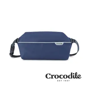 【Crocodile】橫式斜背包 尼龍側背包 X-lite 4.0系列 0104-10802-鱷魚皮件(防潑水 包包推薦 多色任選)