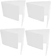DOITOOL 2 Pack Privacy Folders for Students Plastic Sneeze Guard Dividers for Desk Countertop and Classroom Easy Install No Tools Required