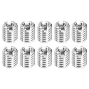 10Pcs Threaded Inserts, M3-0.5x6 & M5-0.8x6 Thread Repair Insert