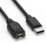 50CM USB C Charger for Garmin Fenix 7 Charger & Garmin Fenix 6 6S 6X Pro/5 5S 5X Plus/ 7 7S 7X Charging Cable, 50cm/1.6ft Type-C Charging Cable
