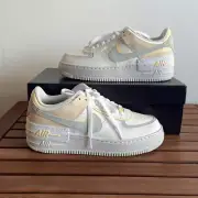 Nike Air Force 1 Shadow Sail Light Silver Citron US Women 8/UK5.5(DR7883-101)