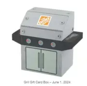 Home Depot Kids Workshop Grill Gift Card Box Craft Fast Ship 2024