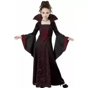 California Costumes Royal Vampire Folklore Child Girls Halloween Costume 00536