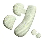 Pregnancy Pillow,Soft Pregnancy Body Pillow,Support for Back,Belly,HIPS,Legs,Maternity Pillow with Detachable and Adjustable Pillow Cover