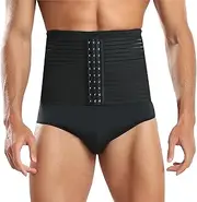 [KEOYA] Men Shapewear Tummy Control Shorts Compression Shorts for Body Breathable Slimming Body Shaper High Waisted Underwear