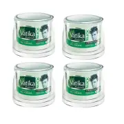 4x Vatika Naturals Styling Gel Cream Slick Strong Hold Lemon & Henna 250ml