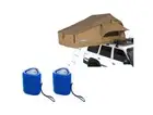 Adventure Kings Roof Top Tent Camping Offroad 4x4 + 2x Outdoor Bluetooth Speaker