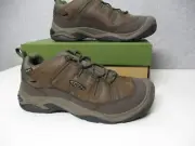 Keen Mens Sz 12 Circadia Waterproof Hiking Shoes Brown Shitake Brindle
