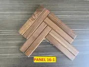 SAMPLE FEATURE WALL CLADDING 3D PANEL REAL WOOD AMERICAN WALNUT PANEL 16-1