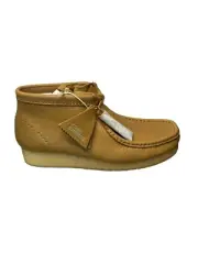 Clarks Original Free People Wallabee Women's Leather Boots Size US 10 Mid Tan