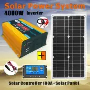 Energy Solar Panel System 12V to 220V Inverter Solar Charging Household 4000W