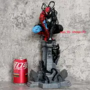 Symbiotic Spider Man Venom Action Figure LED PVC Model Statue Collectables Gift