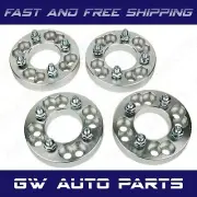 4 PCs 1" WHEEL SPACER ADAPTERS 4X100 or 4X4.5 TO 4X4.25 STUDS 12X1.5 CB 71mm (for: Suzuki)