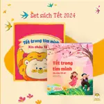 TET BOOK IN MY HEART - HELLO TET 2024(1 本平裝書,帶信封和禮品套裝),CASA