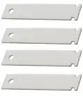 (4 PACK) WE1M1067 Dryer Bearing Slide for GE - NEW