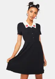 [Dangerfield] Strawberry Collar Dress