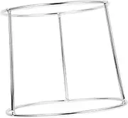 CANIGHT Restaurant Stainless Steel Pizza Seafood Holder Stand Multi Functional Plate Rack for Snacks Desserts Accessory for Home Dining Occasions