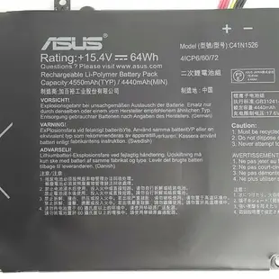 ASUS C41N1526 4芯 原廠電池 Asus ROG Strix GL502 4ICP6/60/72