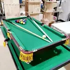 Mini Tabletop Pool Table Set Parent Child Games Playroom Desk Billiards Game