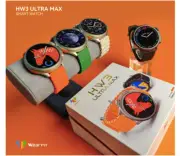 sugar blood pressure oxygen heart detection monitor HW3 Ultra Max Smart Watch88