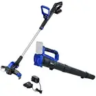 POWERBLADE 20V Leaf Blower & Line Trimmer / Edger Combo, Kit with 40Ah Battery &
