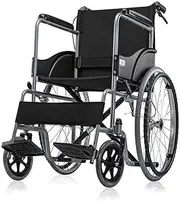 Transport Wheelchair Folding Wheelchair Transport Wheelchair Lightweight Wheelchair Folding Portable Elderly Trolley Elderly Disability Wheel Travel Wheelchairs for Adults