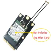 M.2(NGFF) WIFI WLAN Card Module to Mini PCI-E Express Adapter Converter&Antenna