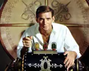 Rod Taylor as H George Wells in a publicity still for The Time Mac- Old Photo