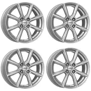 4 Dezent TN silver wheels 6.0Jx16 4x100 for Renault Captur Clio Grand Modus Modu