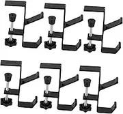 6pcs Christmas Stocking Holders Sturdy Hooks for Mantle Decor Easy Installation for Wreaths Garlands Holiday Decorations Rustic Style for Fireplace Use