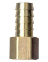 1pc Brass Hose 3/8" Barb x 1/4" Female NPT MettleAir 126-6B