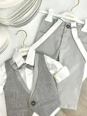 Dolce Bambini -3 Piece Grey Suit