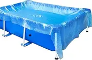 Solar Cover for Above Ground Pool, 300x200cm PE Rectangle Solar Pool Cover, Thermal Swimming Covers Blanket for Above Ground Pools