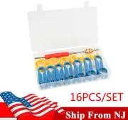 16pcs/Set A/C Fuel Line Compressor Pipe Clip Quick Joint Disconnect Removal Tool (for: Volvo)