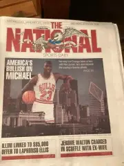 Jan 31, 1990 The National Complete Newspaper Premiere Edition Michael Jordan