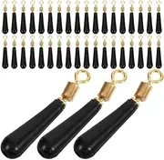Abaodam 50pcs Fishing Float Stops Anti- Rubber Float Stoppers for Freshwater Fishing Accessories Angle Adjustment