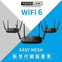 在飛比找PChome24h購物優惠-TOTOLINK X5000R AX1800 EasyMes