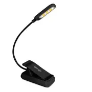 Rechargeable Reading Light, 7 LEDs with 9 Color Temperature 9 Brightness Leve...