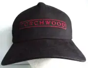 Torchwood Doctor Who-Spinnoff TV Logo Embroidered Patch on Black Trucker Cap/Hat